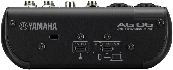 YAMAHA AG06 mk2 ブラック YAMAHA ( ヤマハ ) AG06MK2 B 6chライブストリーミングミキサー
