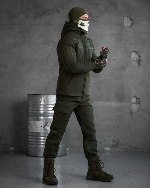 Зимовий тактичний костюм shredder на овчині олива 2XL - зображення 2