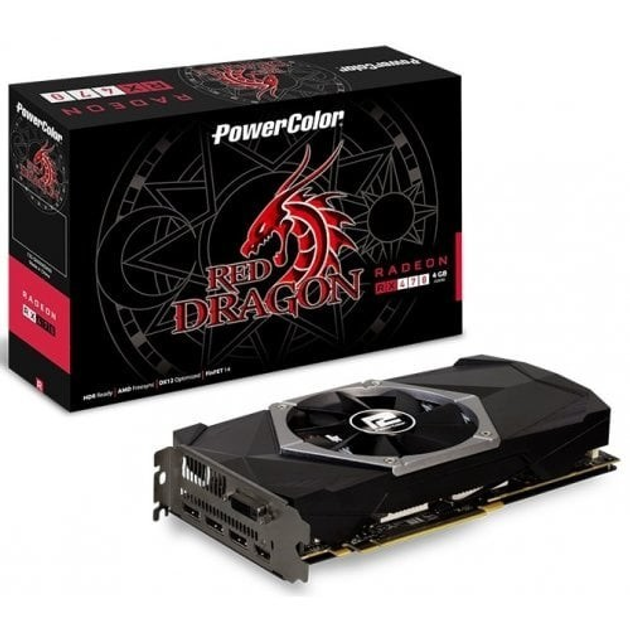 美品AMD RadeonRX470　PowerColor AXRX470 PowerColor Red Dragon RX 470 Specs | TechPowerUp GPU Database