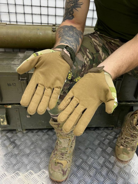 Рукавички тактичні Mechanix "FastFit® Multicam Gloves мультикам M - изображение 2