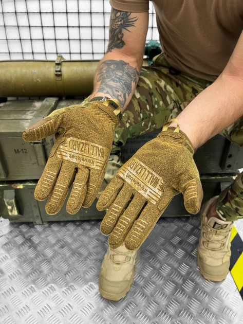Тактичні рукавички Wallizard Tactical Стрілецькі Койот XL - зображення 2