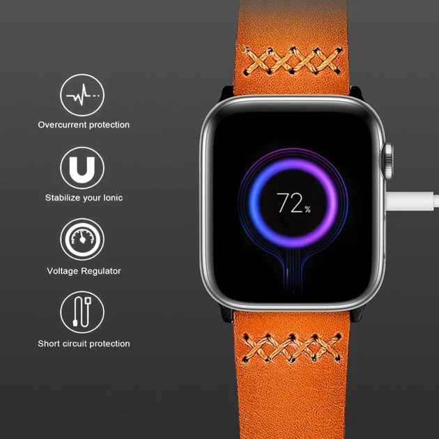 Беспроводное СЗУ для смарт часов Hoco SW39-USB-A зарядное устройство часов Apple/iWatch, 5В/0.35А, 1.2м, Белый - изображение 3