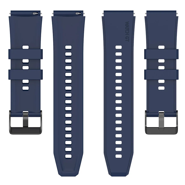 Ремінець для Zepp E - синій / ширина кріплення 20мм / силікон / Watchbands GT (W46-5WB56760518) - зображення 5