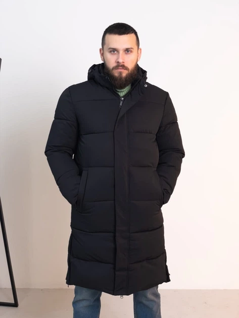 Чоловіча зимова куртка Madiss L Чорна M8083 Black - Фото 1 Чоловіча зимова куртка Madiss L Чорна M8083 Black - изображение 1
