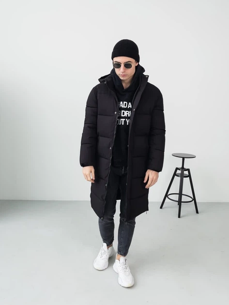 Чоловіча зимова куртка Madiss L Чорна M8083 Black - Фото 10 Чоловіча зимова куртка Madiss L Чорна M8083 Black - изображение 10