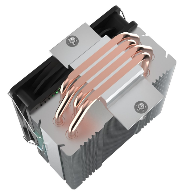 Процессорный кулер Zezzio ZH-C400 ARGB (120mm/4 pin PWM/4 тепл.трубки/TDP 145W) - изображение 5