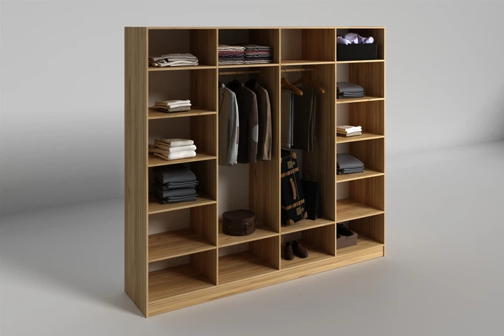 Шкаф Matro (Luxe Studio) Urban 2400 Дуб крафт золотой (24232278) - изображение 4