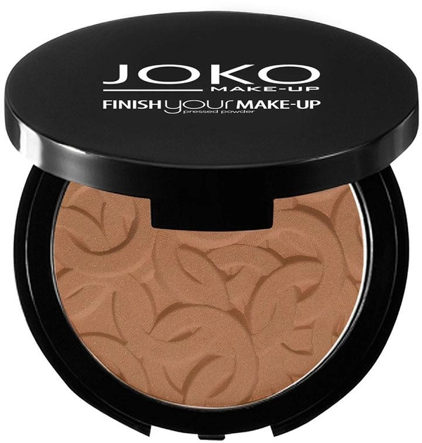 Puder do twarzy Joko Finish Your make-up Pressed Powder 15 Rich Tan 8 g (5903216601281) - obraz 1