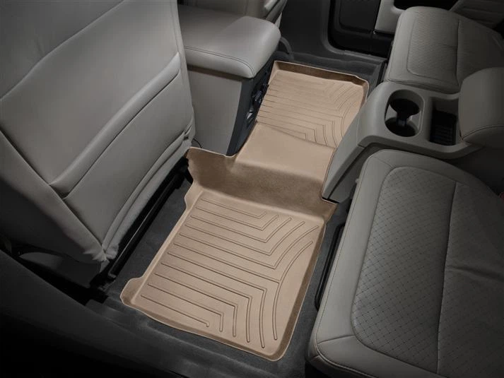 Автомобильные коврики в салон Weathertech на Ford Flex 11-19 2-й ряд бежевые Форд Флекс WT0027957 - изображение 2
