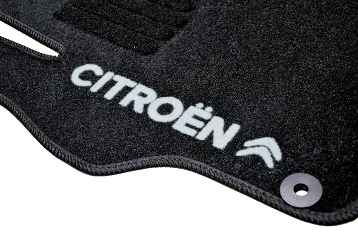 Ворсовые коврики в салон авто AVTM на для Citroen C-Elysee 12- 5шт Ситроен С-Элизе черные АМ0015696 - изображение 6