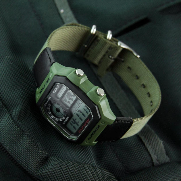 Мужские часы Casio AE-1200WHB-3BVDF - изображение 2