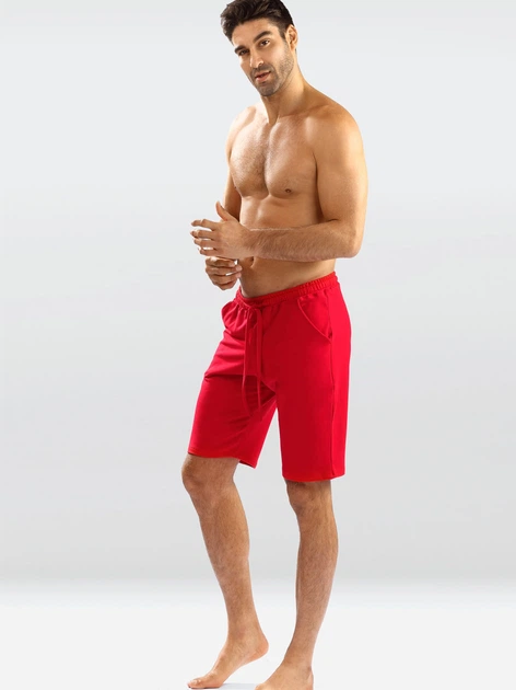 Шорти бавовняні чоловічі DKaren Sam L Червоні (5903251463677) - зображення 3