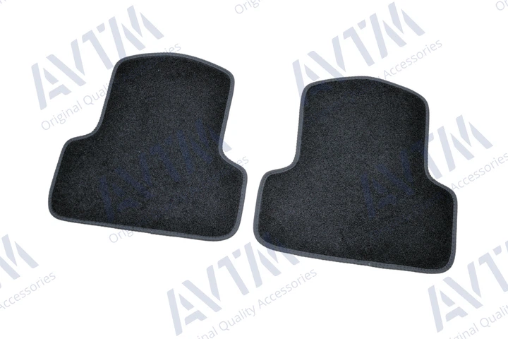 Ворсовые коврики в салон авто AVTM на для Ford Escort 90-00 5шт Форд Эскорт черные АМ0036677 - изображение 7