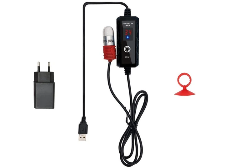 Обогреватель для мини аквариумов до 4 литров - AQUA-TECH mini heater USB, 10W - Фото 1 Обогреватель для мини аквариумов до 4 литров - AQUA-TECH mini heater USB, 10W - изображение 1