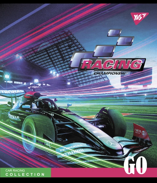 Набір зошитів учнівських YES Racing championship А5 96