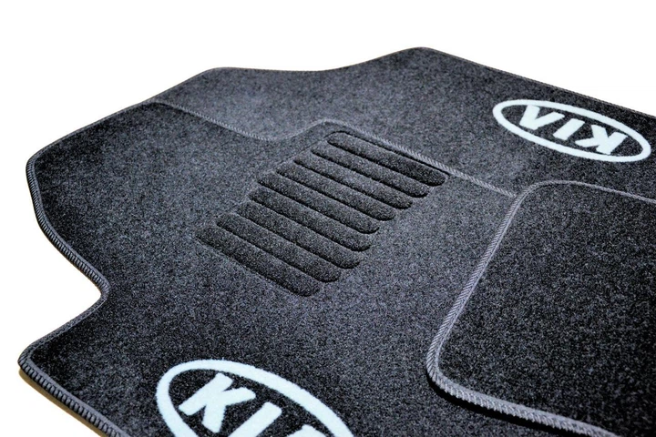 Ворсовые коврики в салон авто AVTM на для Kia Ceed 06-12 5шт КИА Сид черные АМ0015730 - изображение 4