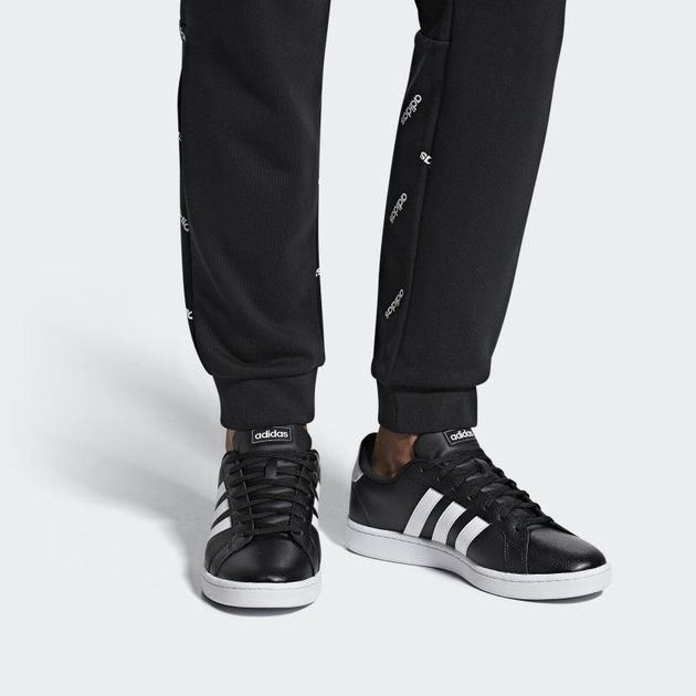 Чоловічі кеди низькі adidas Baseline AW4617 45.5 (UK 10.5) Чорні (4056565971923) - зображення 2