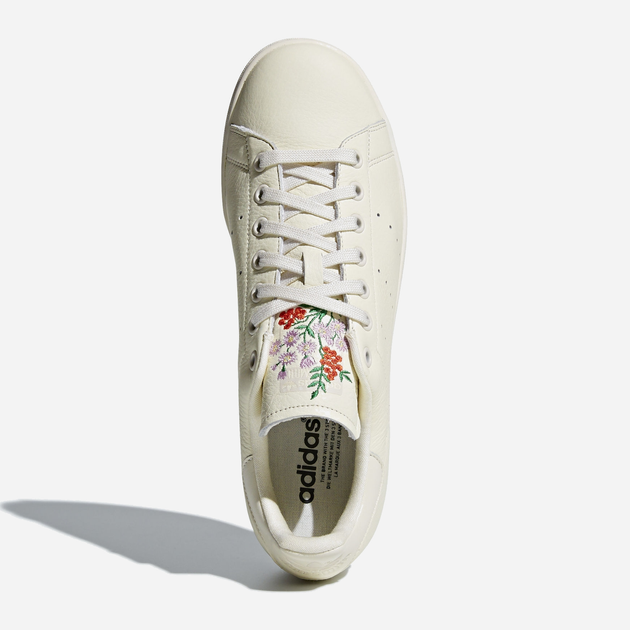 Sneakersy męskie skórzane do kostki adidas Originals Stan Smith CQ2196 43 (UK 10) Mleczne (4059322500923) - obraz 6