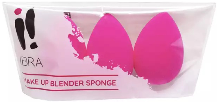 Zestaw gąbek do makijażu Ibra Blender Sponge Różowe 3 szt (5907518391390) - obraz 1
