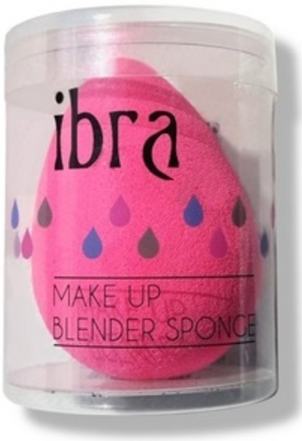 Спонж для макіяжу Ibra Makeup Beauty Blender рожевий (5906395543014) - зображення 1