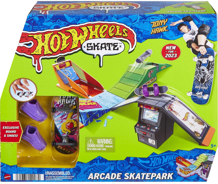 Ігровий набір Hot Wheels Skate Arcade Skatepark (0194735129072) - зображення 1