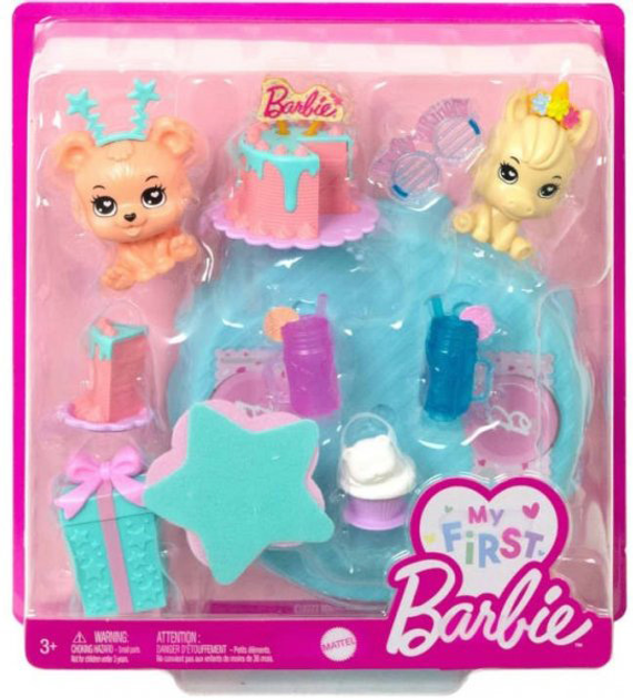 Ігровий набір Mattel Barbie My First Barbie Birthday (0194735131723) - зображення 1