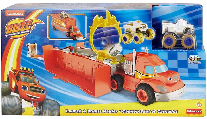 Zestaw do zabawy Fisher-Price Blaze and The Mega Machines Kaskaderska ciężarówka 2 w 1 (0887961968910) - obraz 1