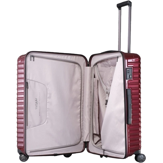 Валіза на 4 колесах Titan Litron Cherry L 100 л Ti700244-10 - Фото 7 Валіза на 4 колесах Titan Litron Cherry L 100 л Ti700244-10 - зображення 7
