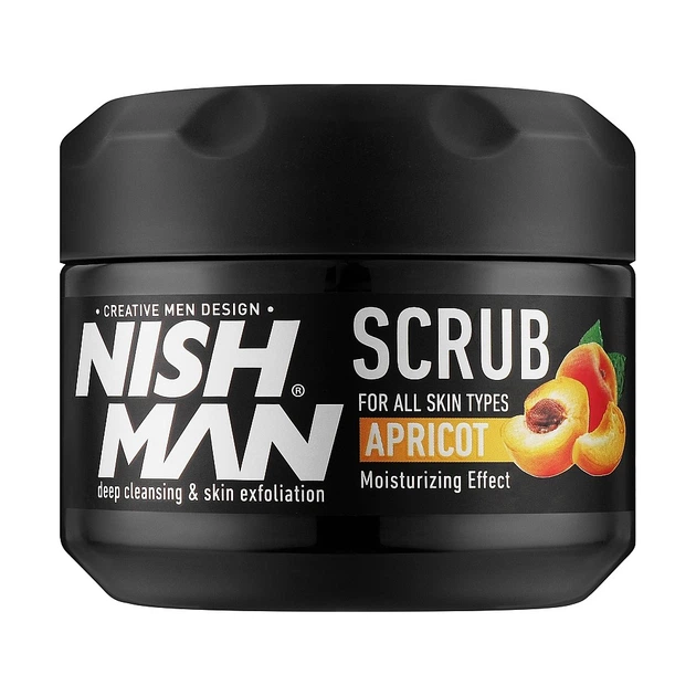 Скраб для обличчя Nishman Apricot Face Scrub 300 мл 8682035086024 - Фото 2 Скраб для обличчя Nishman Apricot Face Scrub 300 мл 8682035086024 - зображення 2
