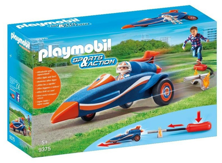 Zestaw do zabawy z figurką Playmobil Sports & Action Stomp Racer (4008789093752) - obraz 1