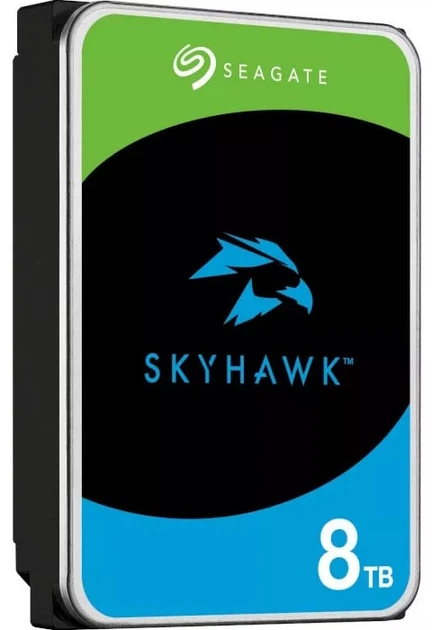 Жорсткий диск Seagate 8TB 3.5' 256MB SATA SkyHawk (ST8000VX010) - Фото 2 Жорсткий диск Seagate 8TB 3.5' 256MB SATA SkyHawk (ST8000VX010) - зображення 2