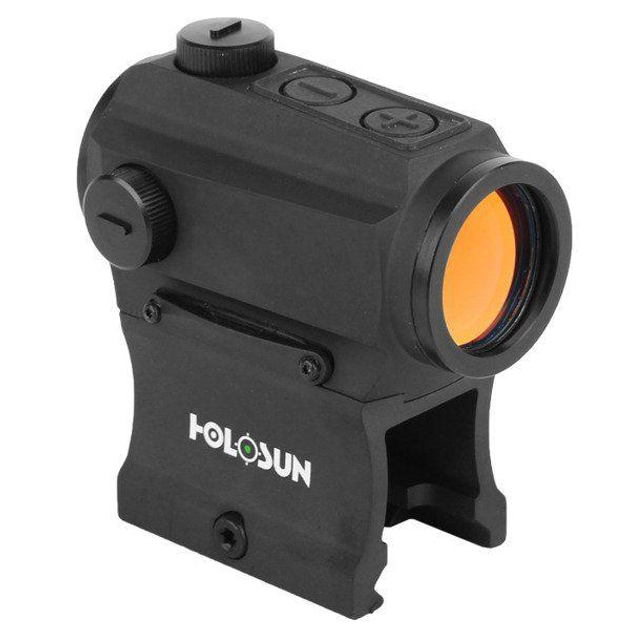 Коллиматорный прицел (коллиматор) Holosun HE403B-GR Elite Green Dot Sight с низким креплением и высоким - изображение 1