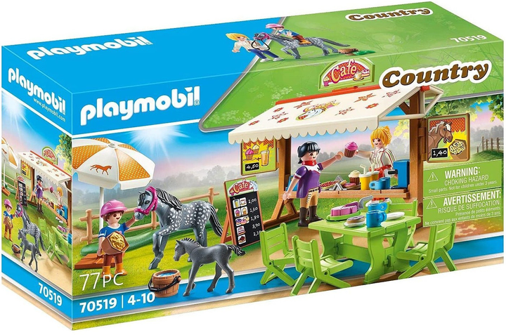 Zestaw figurek do zabawy Playmobil Country Kawiarnia Pony (4008789705198) - obraz 1