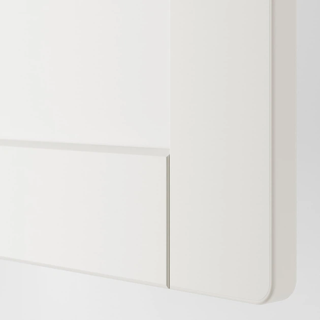 Гардероб IKEA ЗМОСТАД/ОПХУС, білий білий, з рамою, 60x57x123 см, 094.301.47 - зображення 8