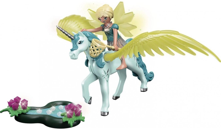 Zestaw figurek do zabawy Playmobil Ayuma Crystal Fairy z jednorożcem (4008789708090) - obraz 2