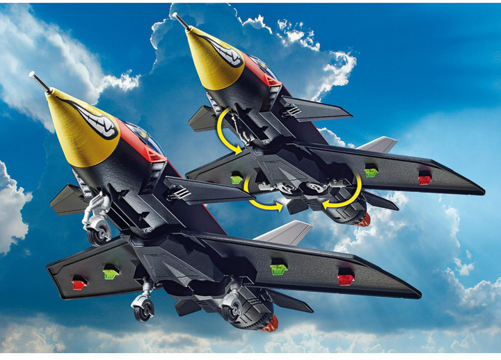 Zestaw do zabawy z figurką Playmobil Air Stunt Show Odrzutowiec Orzeł (4008789708328) - obraz 5