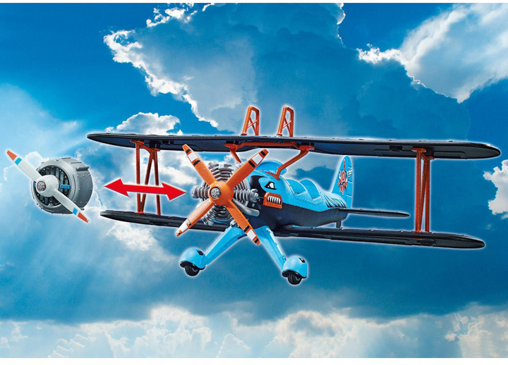 Zestaw figurek do zabawy Playmobil Air Stunt Show Double Phoenix (4008789708311) - obraz 8