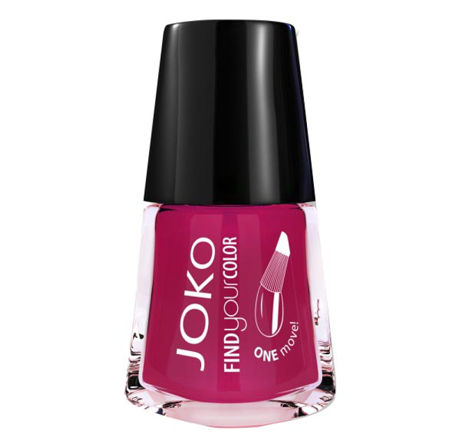 Лак для нігтів Joko Find Your Color з вінілом 118 Frozen Raspberris 10 мл (5903216400372) - зображення 1