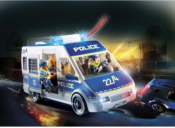 Конструктор Playmobil City Action Поліцейський транспортер з мигалкою та сиреною (4008789708991) - зображення 3