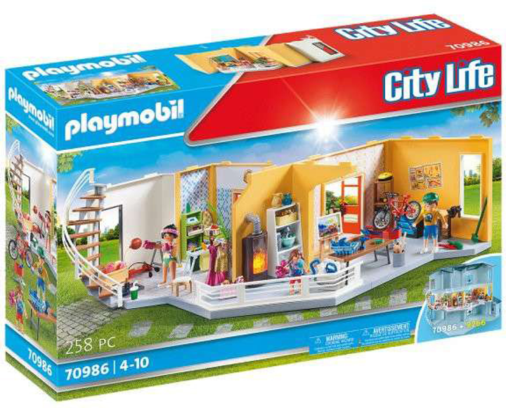 Ігровий набір Playmobil City Life 70986 Modern House Floor Extension (4008789709868) - зображення 1