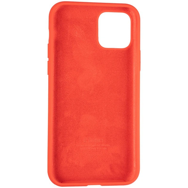 Чохол Silicone case for iPhone 11 Pro Red (закритий низ) - зображення 3