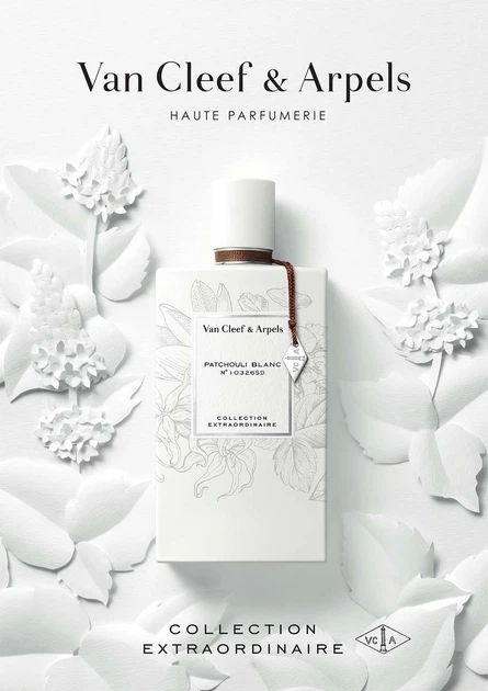 Парфюмированная вода унисекс Van Cleef & Arpels Extraordinaire Patchouli Blanc 75 мл - Фото 3 Парфюмированная вода унисекс Van Cleef & Arpels Extraordinaire Patchouli Blanc 75 мл - изображение 3