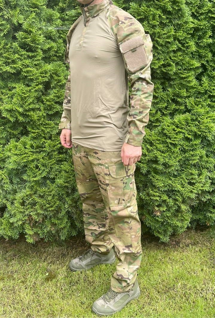 Тактическая военная форма, убакc + брюки, мультикам , размер XL - изображение 1