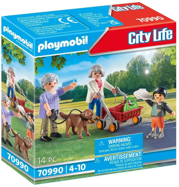 Zestaw do zabawy Playmobil City Life 70990 Dziadkowie z wnuczkiem (4008789709905) - obraz 1