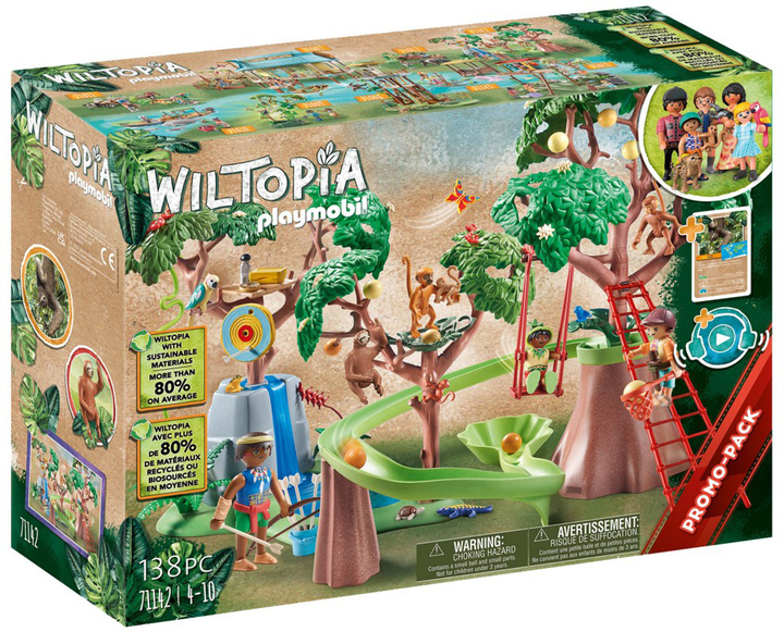 Zestaw figurek do zabawy Playmobil Wiltopia Tropikalny plac zabaw (4008789711427) - obraz 1