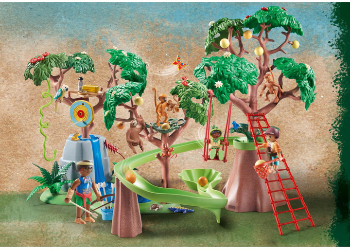 Ігровий набір фігурок Playmobil Wiltopia Тропічний майданчик (4008789711427) - зображення 3