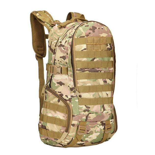 Тактический штурмовой военный рюкзак Armour Tactical C30 Oxford 600D (с системой MOLLE) 30 литров Мультикам - изображение 1