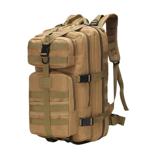 Тактичний штурмовий військовий рюкзак Armour Tactical C35 Oxford 600D (з системою MOLLE) 35 літрів Койот - зображення 1