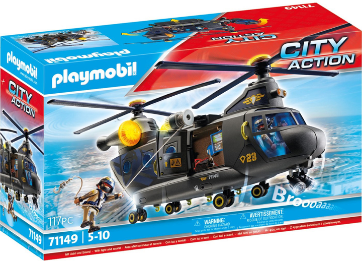 Ігровий набір Playmobil City Action 71 149 Рятувальний вертоліт (4008789711496) - зображення 1