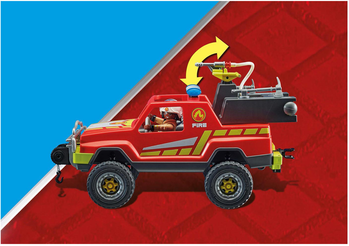 Zestaw do zabawy Playmobil City Action 71 194 Wóz strażacki (4008789711946) - obraz 2
